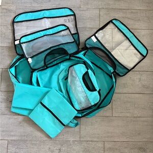Travel Packing Cubes Set - Aqua